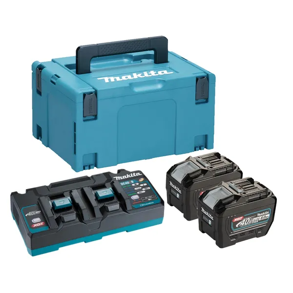 MAKITA, BATTERISETT 40V DOBBELLADER 2x8AH
