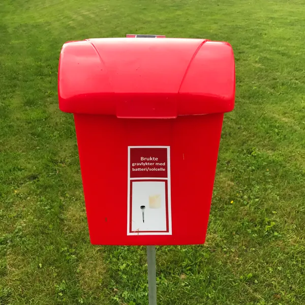 AVFALLSDUNK, FOR BATTERIER/GRAVLYKTER