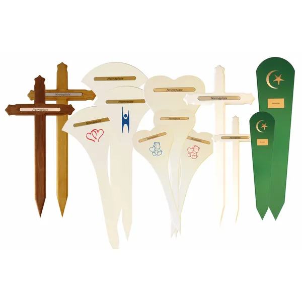 GRAVMARKØR, NØYTRAL, HVITMALT