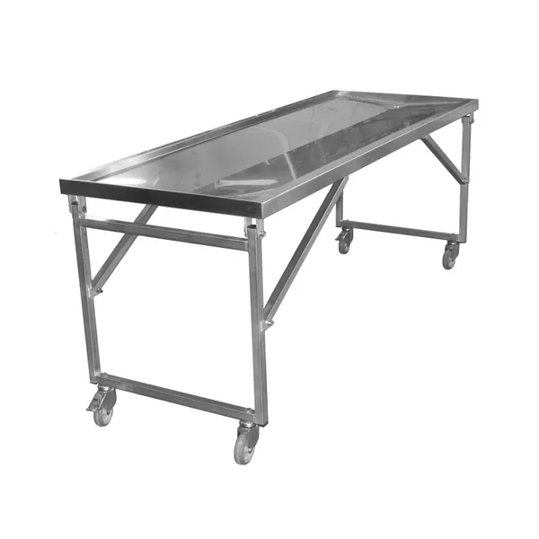 STELLE/VASKEBORD, SAMMENLEGGBART RUSTFRITT M/AVLØP