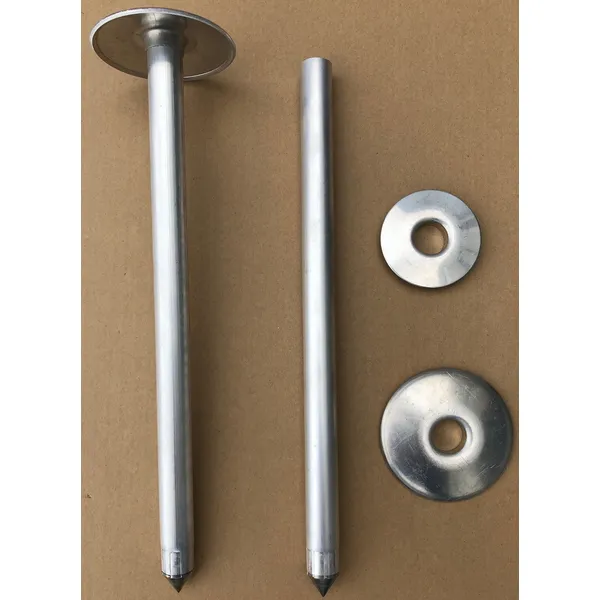 FASTMERKE, REKKESKIVE Ø 75, ALUMINIUM