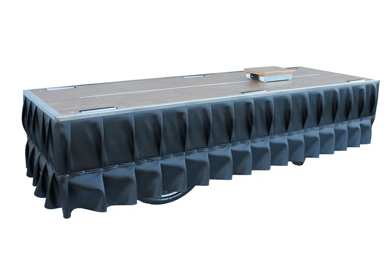 KIRKEGÅRDSVOGN A:04 MED UTDRAGBARE HÅNDTAK, SORT