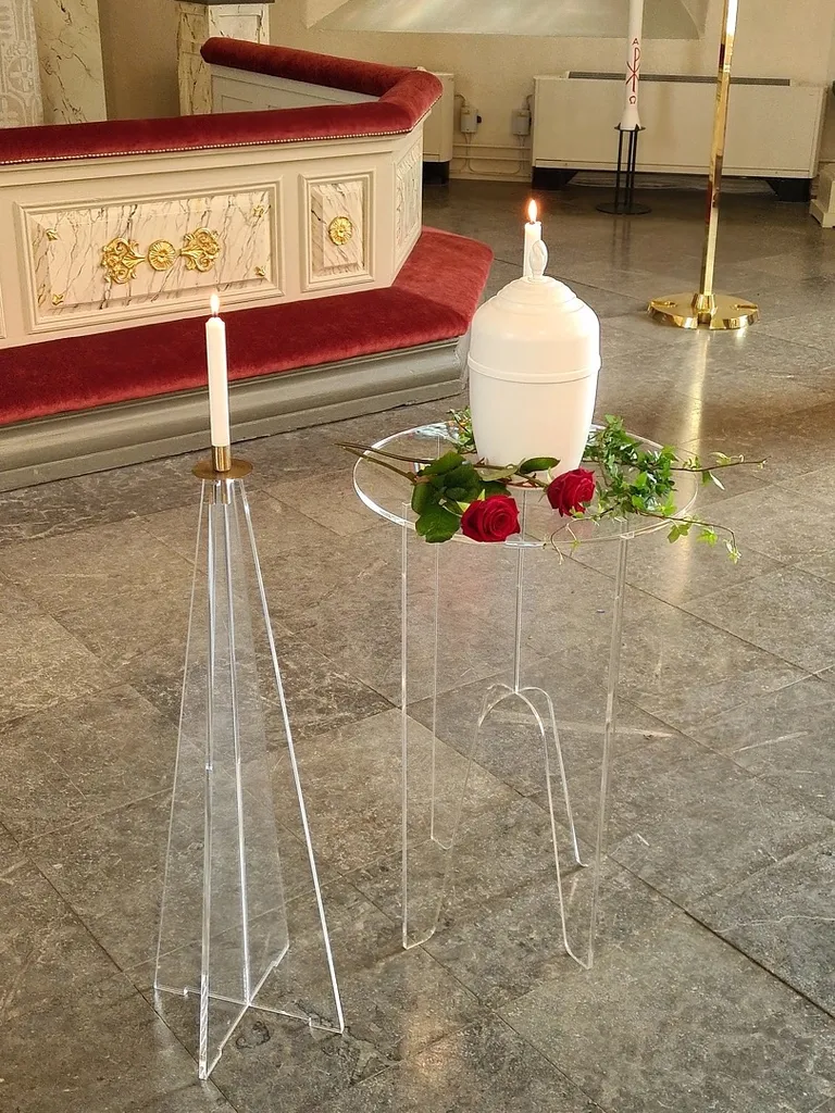 LYSESTAKE STOR PLEXI HØYDE 89 cm