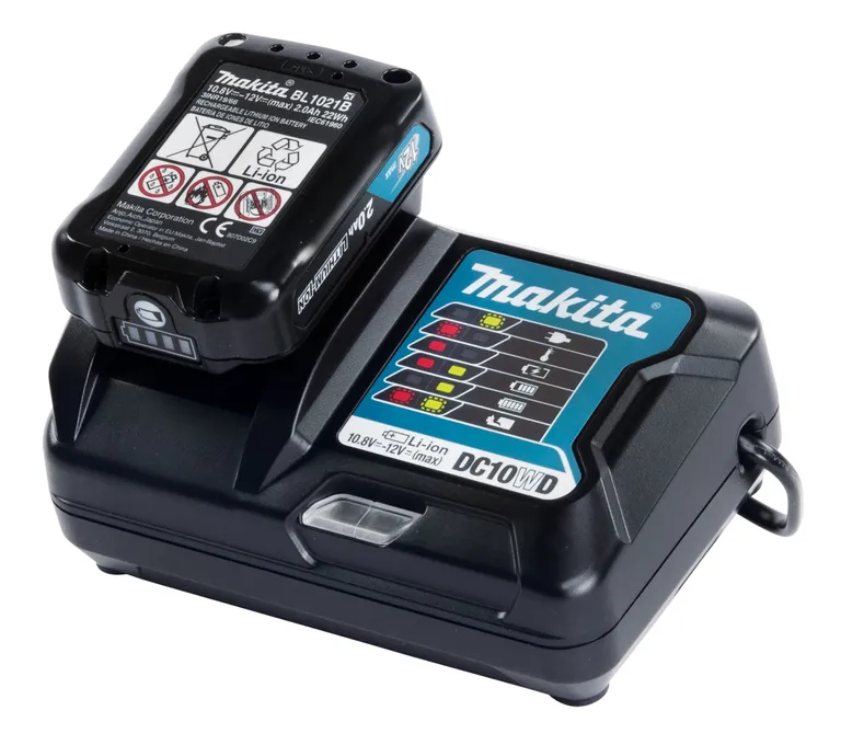 MAKITA, BATTERISETT BATTERI 12V 2,0AH + LADER