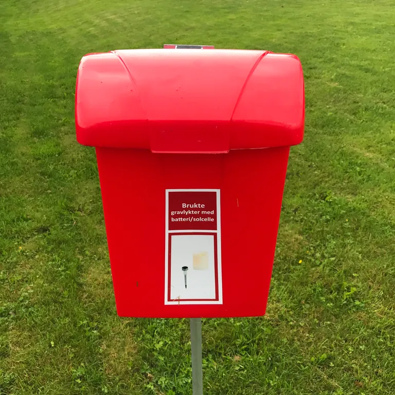 AVFALLSDUNK, FOR BATTERIER/GRAVLYKTER