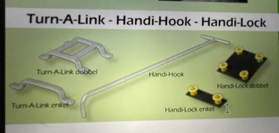 KJØREPLATE, TURN A LINK, ENKEL