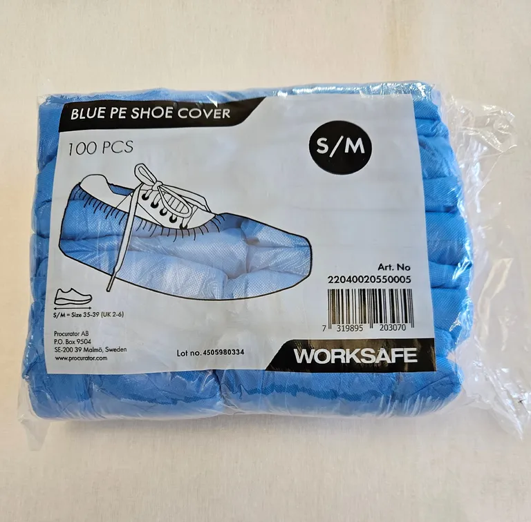 SKO-OVERTREKK, (100 stk.) STR, S-M