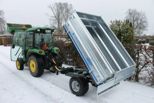 K-VAGNEN TILHENGER 1600 T3 M/ KULEHANSKE + 23HK LØVSUG