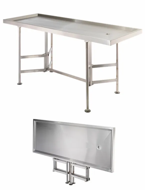 STELLE/VASKEBORD, SAMMENLEGGBART RUSTFRITT M/AVLØP