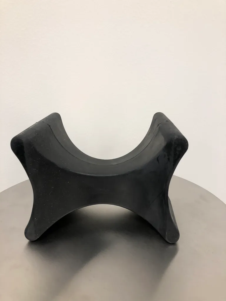 HODESTØTTE, NAKKESTØTTE, SORT