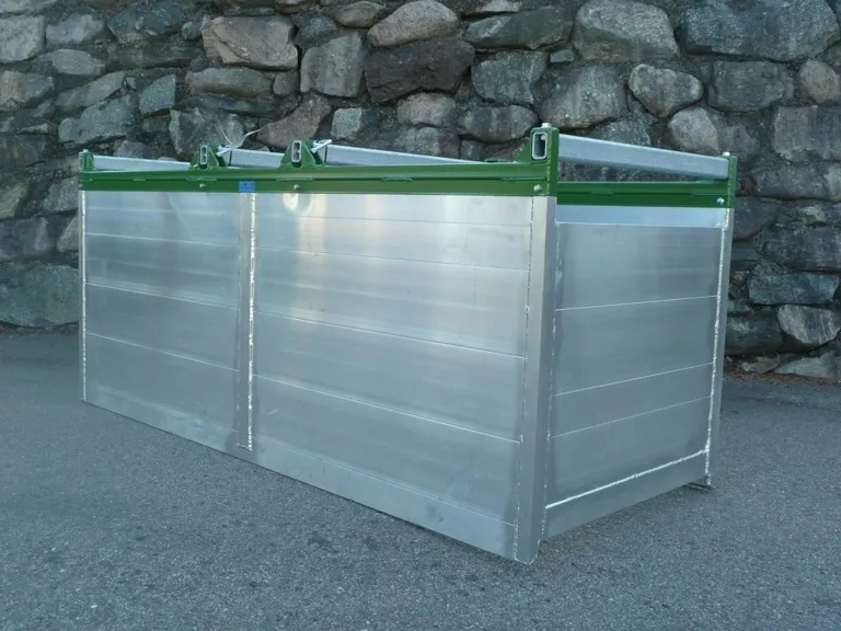 STEMPLINGSKASSE, ALUMINIUM, 140 CM