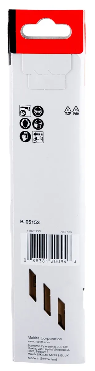 MAKITA, BAJONETTSAGBLAD 203 x 1,0 MM (5 PK)