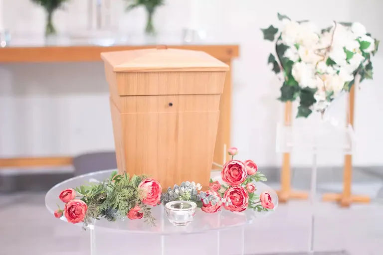 URNEBORD, PLEXI, Ø67 CM, H 85 CM