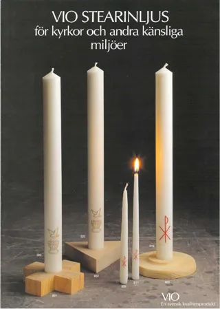 DÅPSLYS KRISTUSMONOGRAM 30 X 370